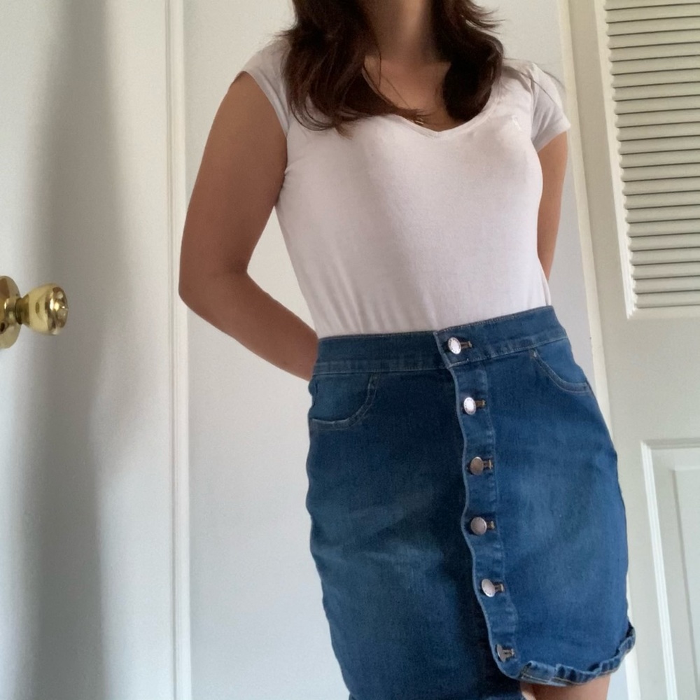 Vintage blue Jean skirt